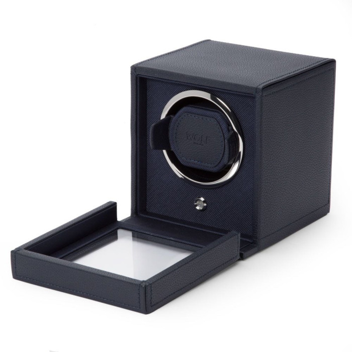 Cub Single Watch Winder brown with Cover Cub Single Watch Winder brown with Cover
