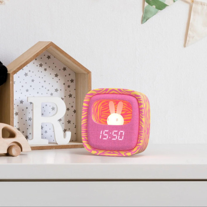 Billy Clock Pink Zebra