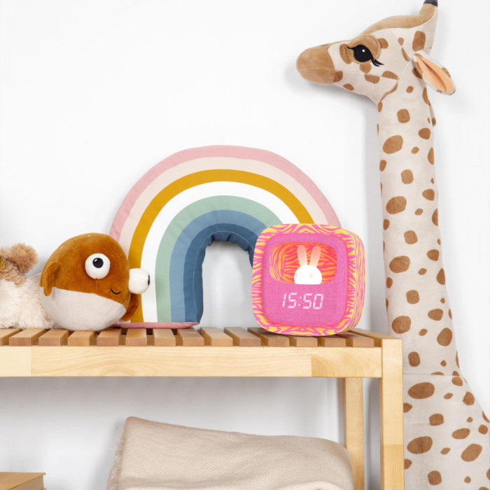 Billy Clock Pink Zebra