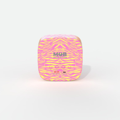 Billy Clock Pink Zebra