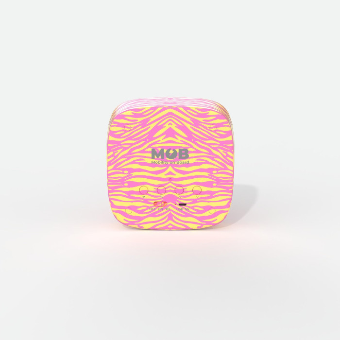 Billy Clock Pink Zebra