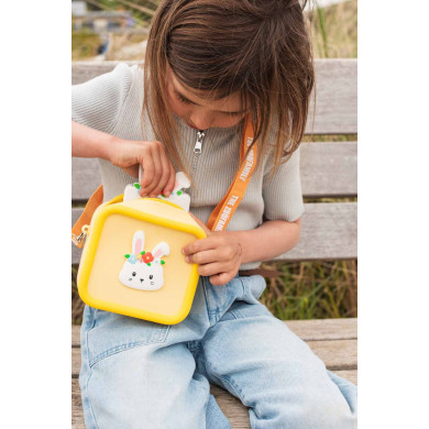 Lapin Des Fleurs Sac En Silicone