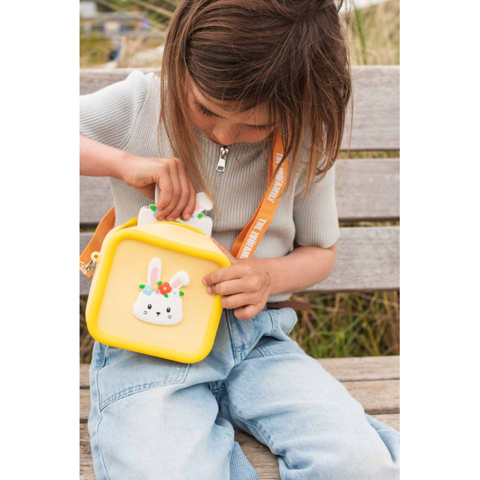 Lapin Des Fleurs Sac En Silicone