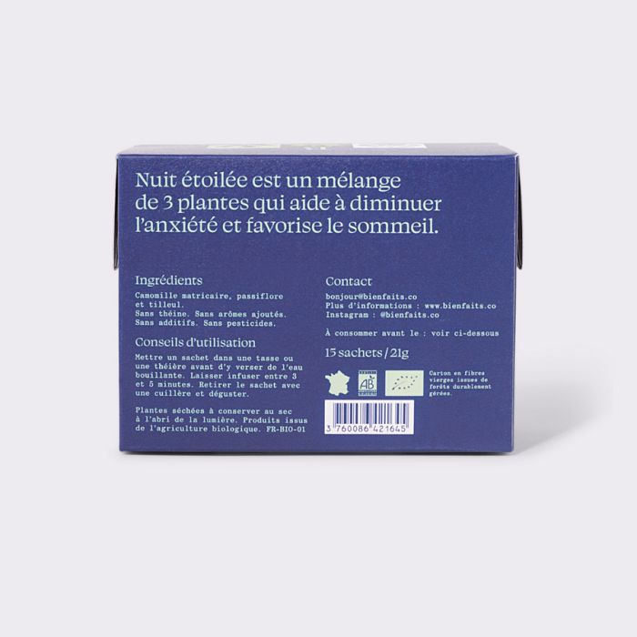 Nuit étoilée - favorise le sommeil Nuit étoilée - favorise le sommeil