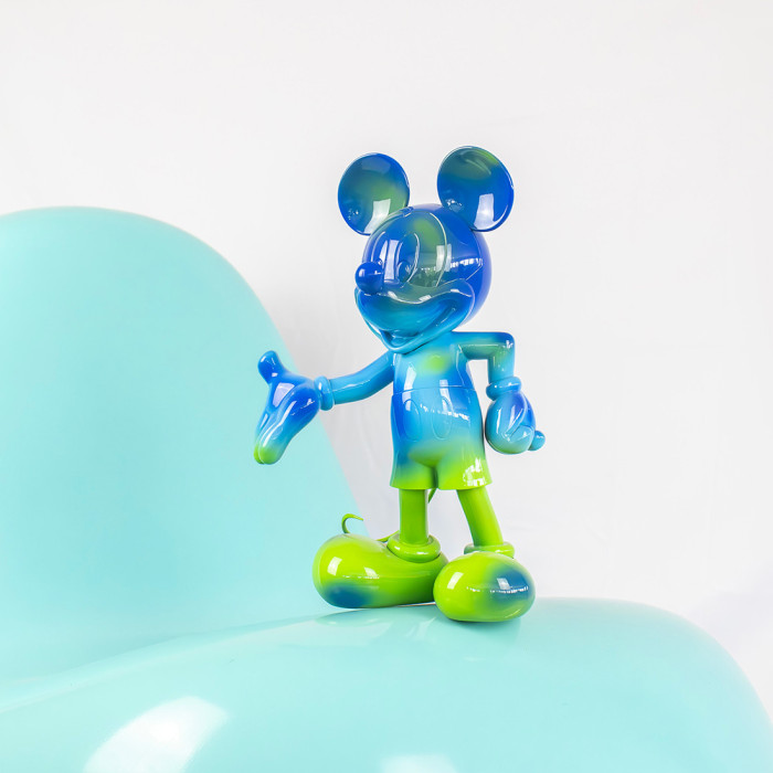 Mickey Welcome Sunrise bleu - Small - 30 cm