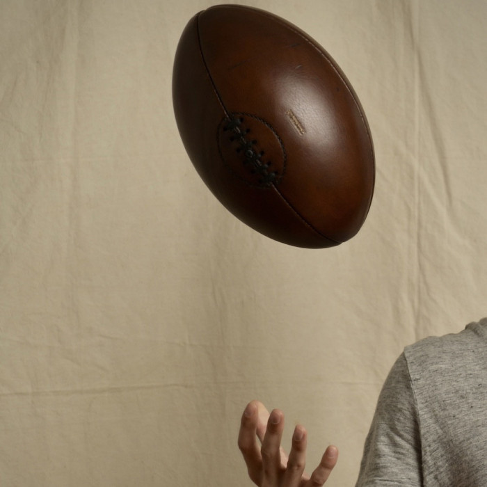 Ballon de rugby vintage 1940