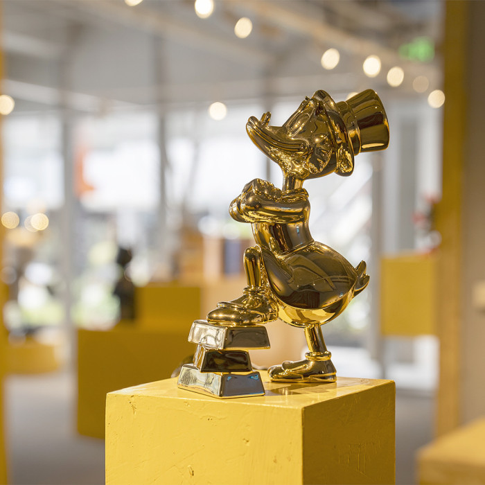 Picsou Lingots Chromé - Small - 30 cm