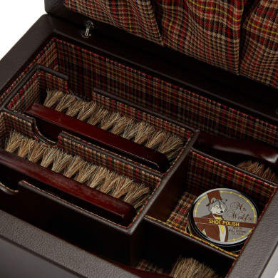 WM Brown Shoe Shine Case WM Brown Shoe Shine Case