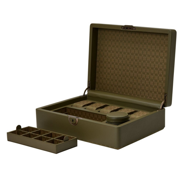 Boîte à montres Earth pour 5 pièces avec rangement Boîte à montres Earth pour 5 pièces avec rangement