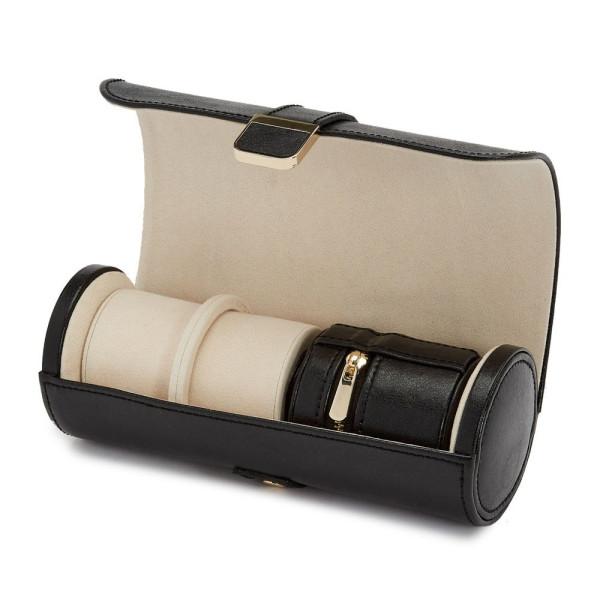 Palermo Double Watch Roll with Jewelry Pouch Palermo Double Watch Roll with Jewelry Pouch