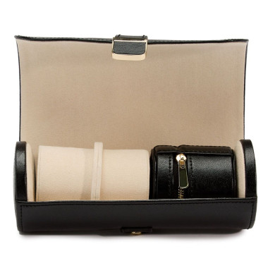 Palermo Double Watch Roll with Jewelry Pouch Palermo Double Watch Roll with Jewelry Pouch
