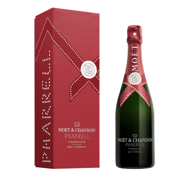 Édition limitée Pharrell Williams - Champagne Brut Impérial 75cl - rouge Édition limitée Pharrell Williams - Champagne Brut Impérial 75cl - rouge