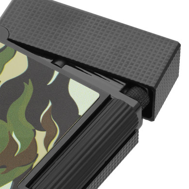 Ligne 2 Briquet Guilloché sous laque Camo Ligne 2 Briquet Guilloché sous laque Camo