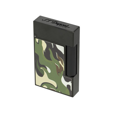 Ligne 2 Briquet Guilloché sous laque Camo Ligne 2 Briquet Guilloché sous laque Camo