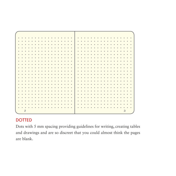 Carnet A6 rigide pocket pointillé violine