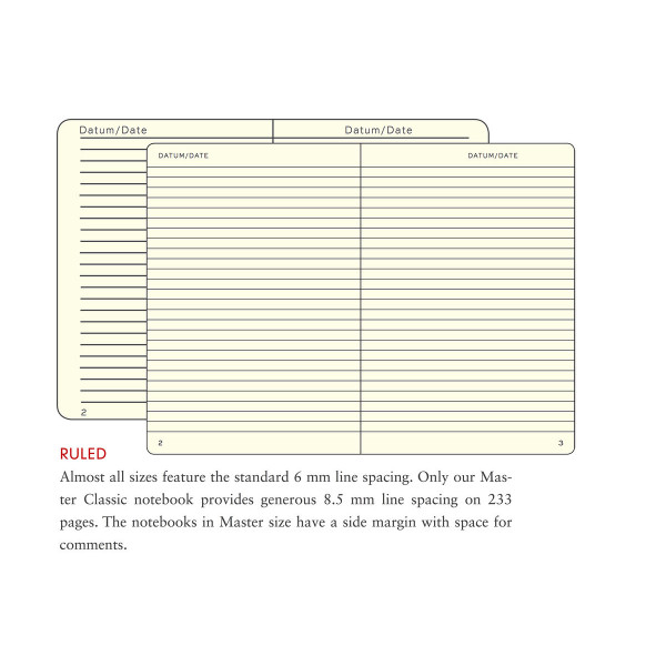 Carnet A6 rigide pocket ligné bleu marine Carnet A6 rigide pocket ligné bleu marine