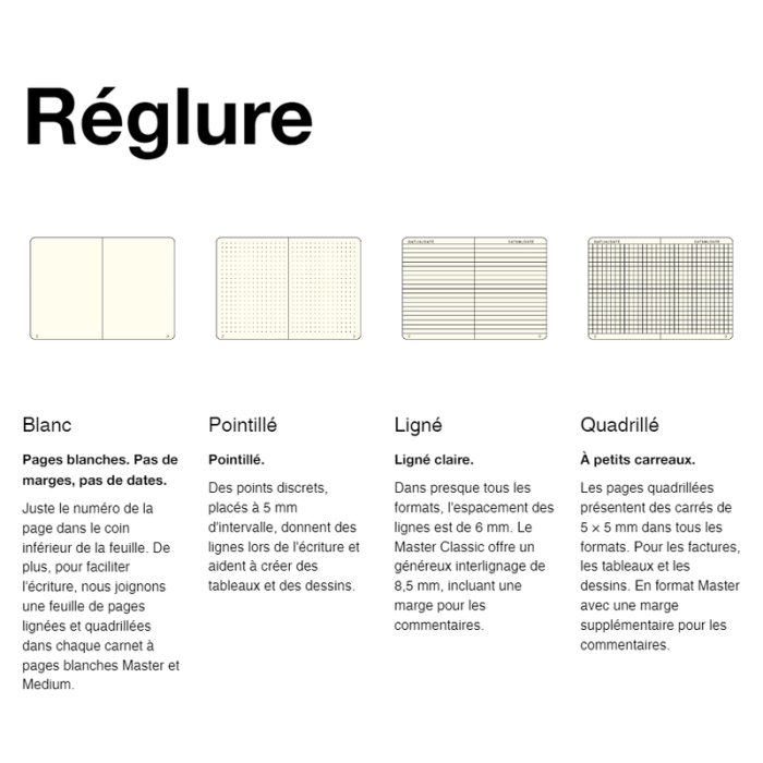 Carnet A6 rigide pocket blanc sauge