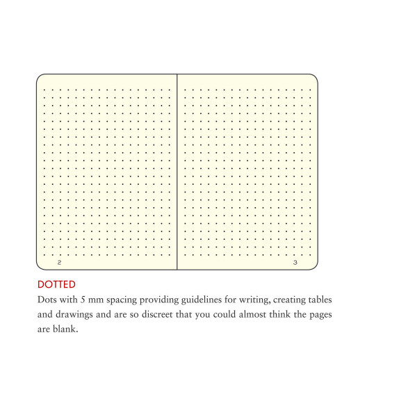 Carnet A6 rigide pocket pointillé powder Carnet A6 rigide pocket pointillé powder