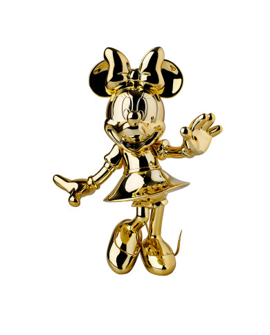 Minnie Welcome chromé or - 30 cm