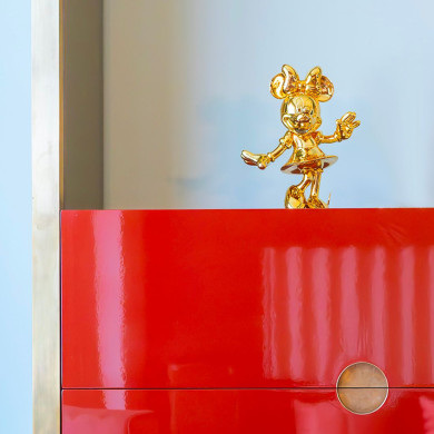 Minnie Welcome chromé or - 30 cm Minnie Welcome chromé or - 30 cm