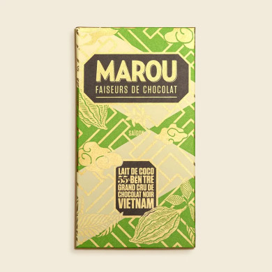 Coconut Milk Ben Tre 55% Chocolate Bar