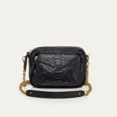 Gold Chain Black Python Charly Bag Gold Chain Black Python Charly Bag