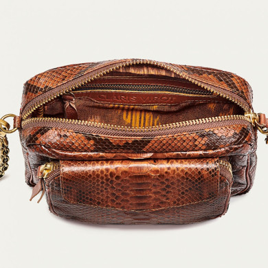 Bag Charly Moka Python Bag Charly Moka Python