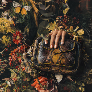 Tiger Eye Stone Python Charly Bag Tiger Eye Stone Python Charly Bag