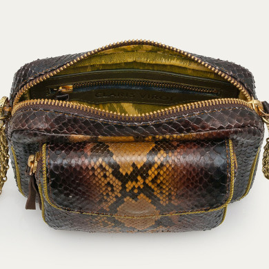 Tiger Eye Stone Python Charly Bag Tiger Eye Stone Python Charly Bag