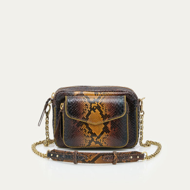 Tiger Eye Stone Python Charly Bag Tiger Eye Stone Python Charly Bag
