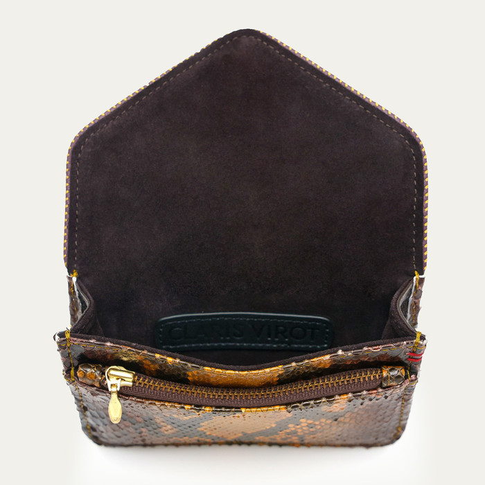 Tiger Eye Python Card Holder Alex