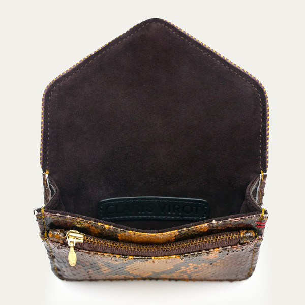 Tiger Eye Python Card Holder Alex Tiger Eye Python Card Holder Alex