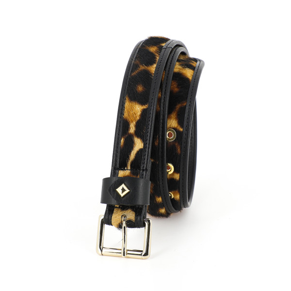Ceinture La Turenne Leopard Gansee - 85 cm Ceinture La Turenne Leopard Gansee - 85 cm