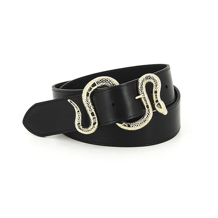 Ceinture La Crush Noir/Or - 85 cm