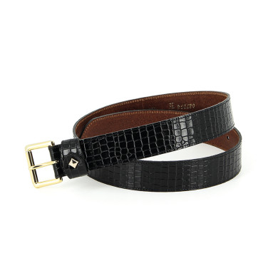Ceinture La Turenne Mushu Noir - 85 cm Ceinture La Turenne Mushu Noir - 85 cm