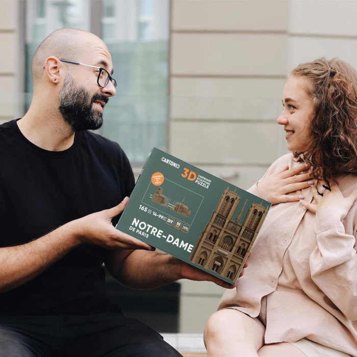 Puzzle 3D Notre-Dame de Paris - 165 pièces - Cartonic Puzzle 3D Notre-Dame de Paris - 165 pièces - Cartonic
