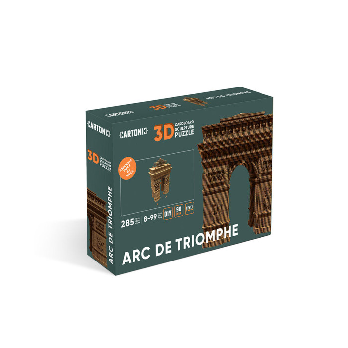 Puzzle 3D Arc de Triomphe - 285 pièces - Cartonic Puzzle 3D Arc de Triomphe - 285 pièces - Cartonic