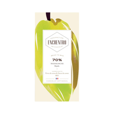 Chocolat noir Madagascar 70% 75g