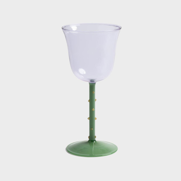 Wine glass dot purple