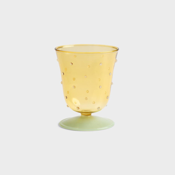 Water glass dot yellow Water glass dot yellow