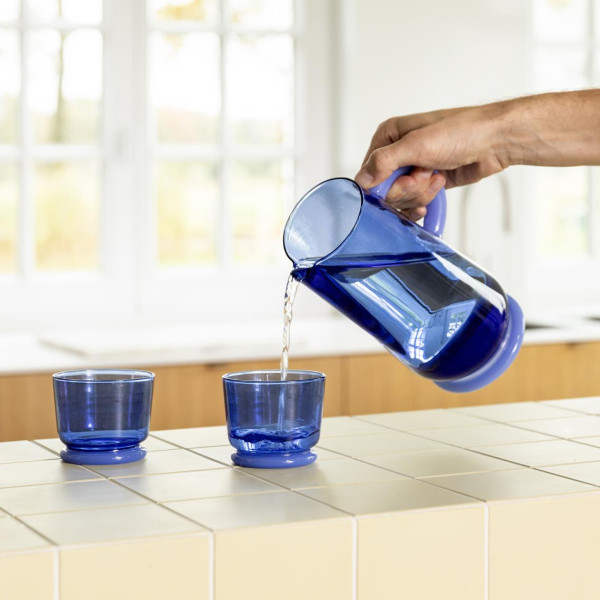 Carafe goutte bleue Carafe goutte bleue