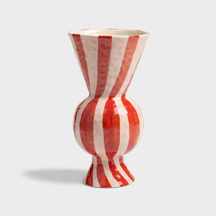 Vase Rhombic rouge
