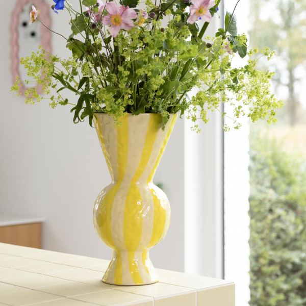 Vase rhombic yellow Vase rhombic yellow
