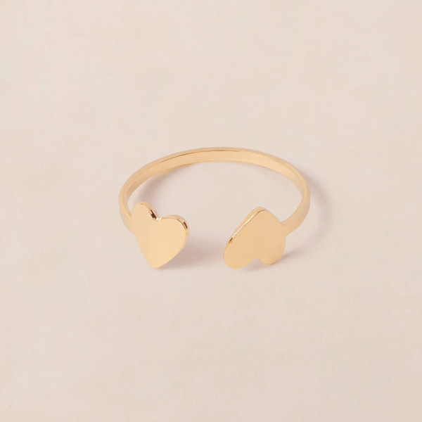 La bague Billie - dorée à l'or fin 24 carats La bague Billie - dorée à l'or fin 24 carats