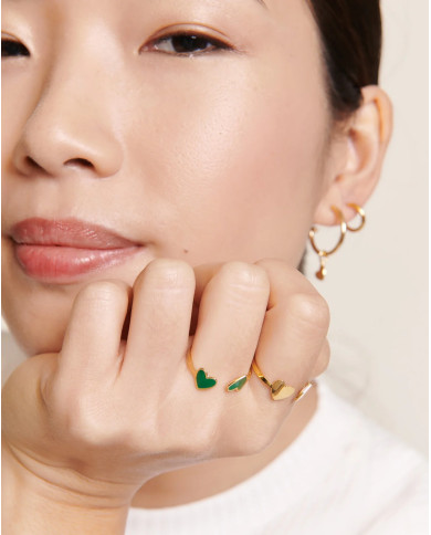 La bague Billie - dorée à l'or fin 24 carats La bague Billie - dorée à l'or fin 24 carats