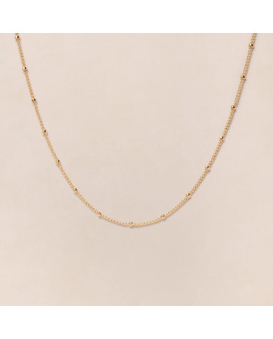 Collier chaîne boules - 50cm Collier chaîne boules - 50cm