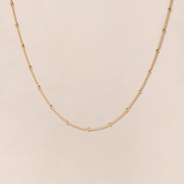 Collier chaîne boules - 50cm Collier chaîne boules - 50cm