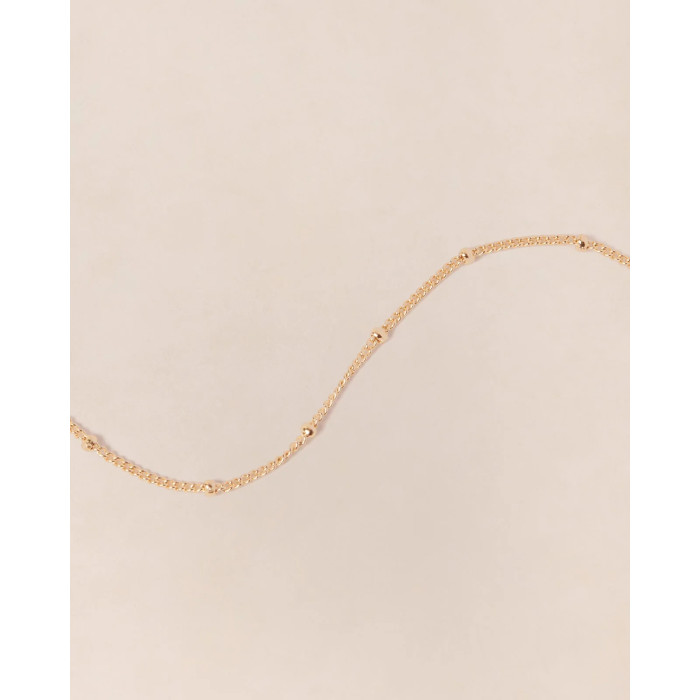 Collier chaîne boules - 50cm