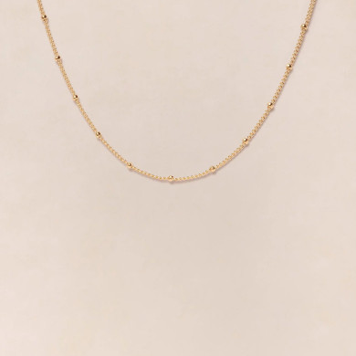 Le collier chaîne boules - 40cm