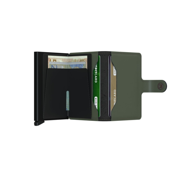 Miniwallet Matte Green Black